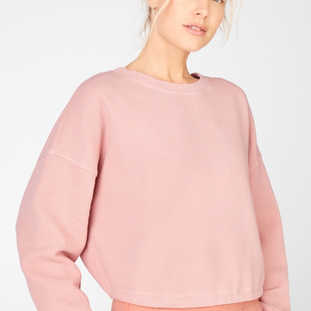 NWT Fabletics - Anna Tie-Back Sweatshirt